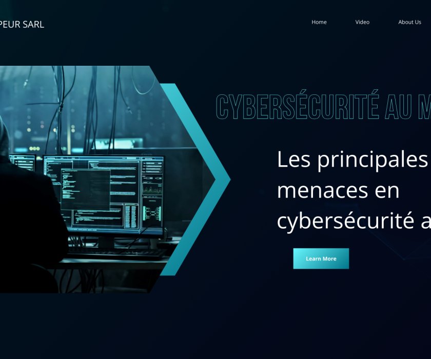 Blue Futuristic Cyber Security Presentation