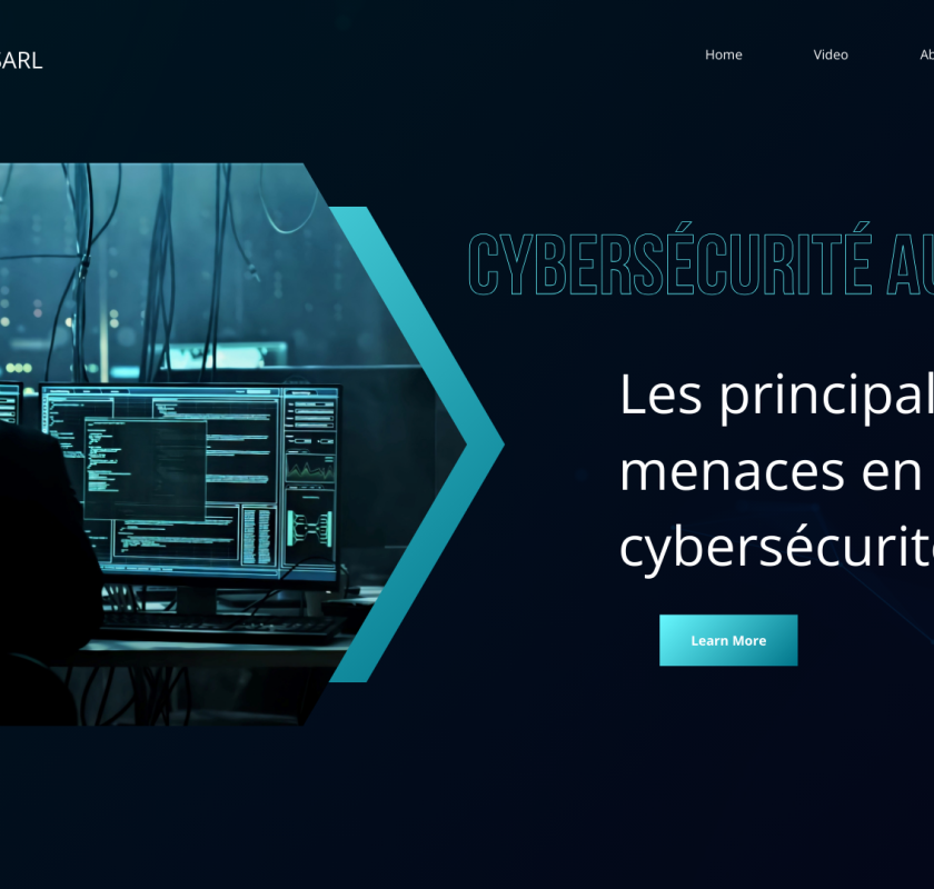 Blue Futuristic Cyber Security Presentation