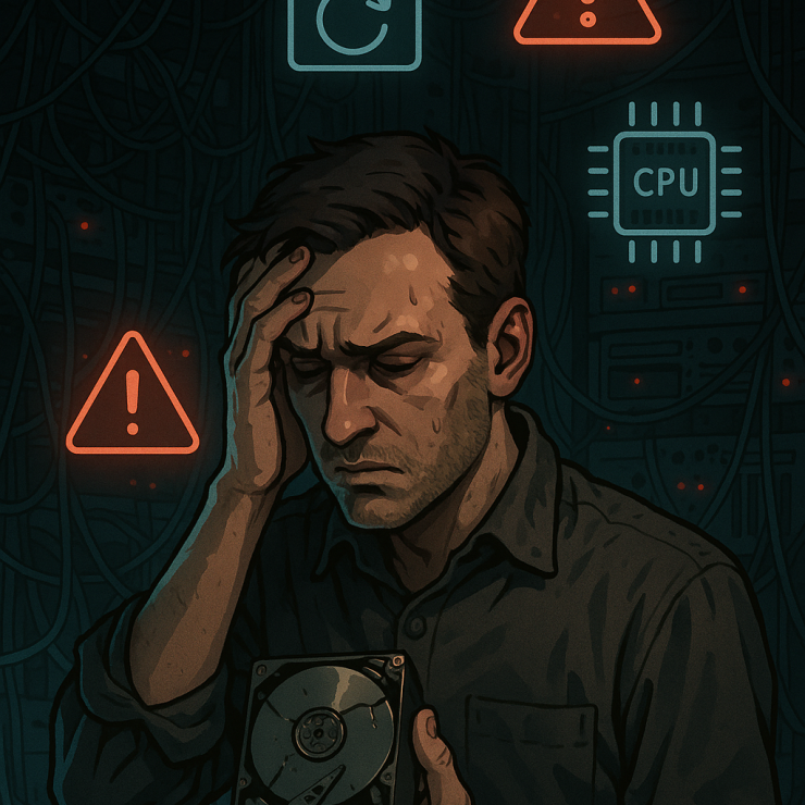 20250526_1204_Overwhelmed IT Crisis_simple_compose_01jw67j7zhe879fpxh9nkvdgbe