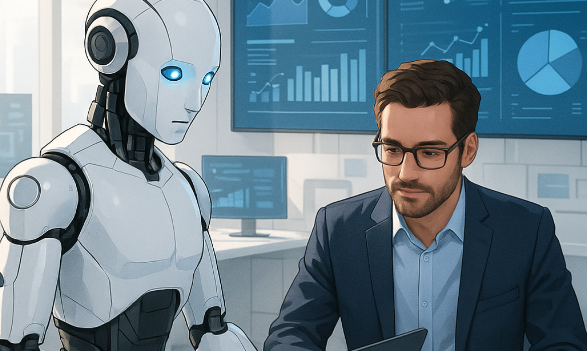 20250527_0941_Futuristic Human-AI Collaboration_simple_compose_01jw8hsvhaem19t4k5f37q0ghn