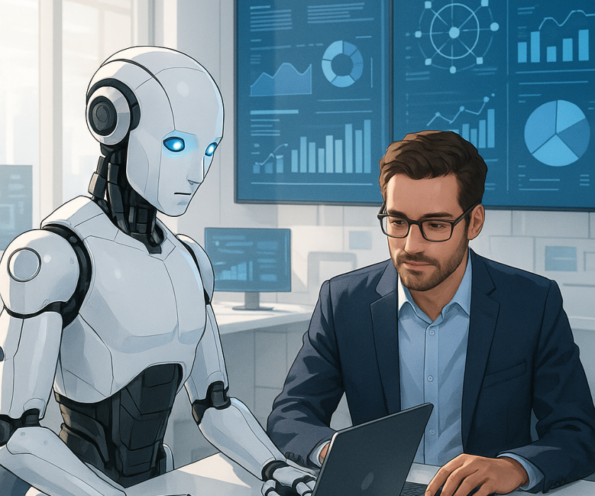 20250527_0941_Futuristic Human-AI Collaboration_simple_compose_01jw8hsvhaem19t4k5f37q0ghn