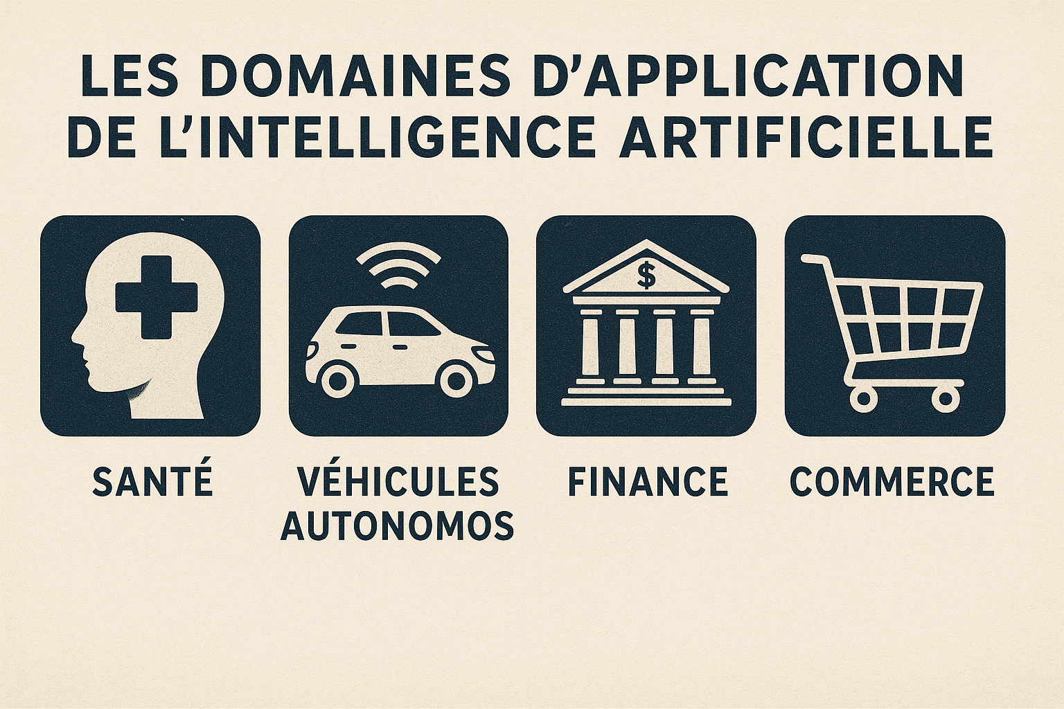 Applications de l'IA dans différents secteurs