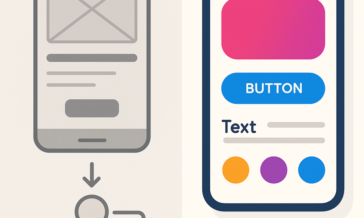 20250702_1508_UX vs UI Illustrated_simple_compose_01jz5tq44jf42rkqfd18qgx9vj