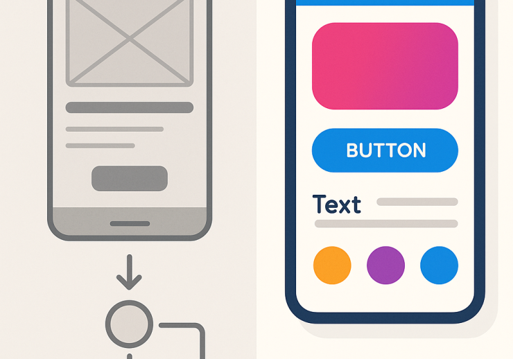 20250702_1508_UX vs UI Illustrated_simple_compose_01jz5tq44jf42rkqfd18qgx9vj