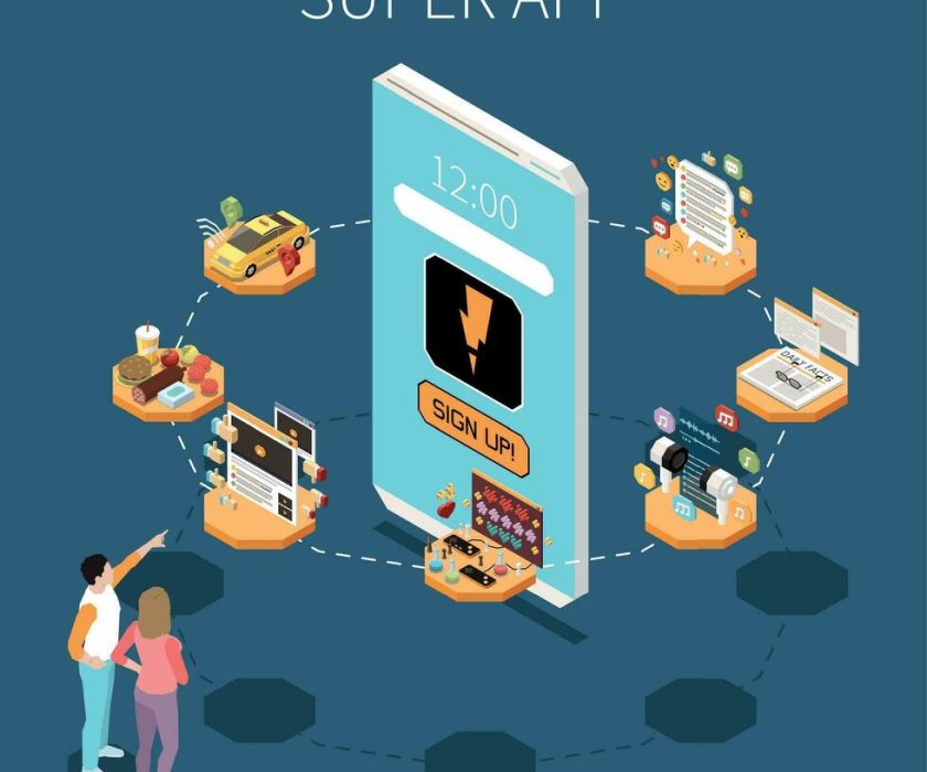 superapp-isometric-composition-vector
