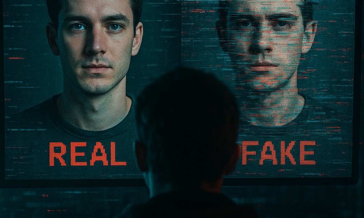20251027_1117_Deepfake Detection Concept_simple_compose_01k8jp3v32fg6rmkr3aesz5xn5