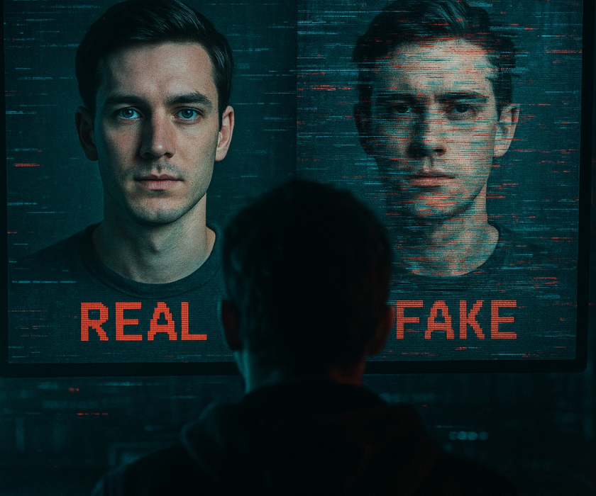 20251027_1117_Deepfake Detection Concept_simple_compose_01k8jp3v32fg6rmkr3aesz5xn5